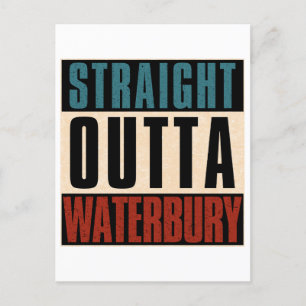 Carte Postale Direct Outta Waterbury Connecticut CT