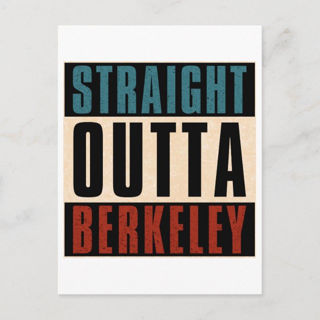 Carte Postale Directement à Berkeley Californie CA (Devant)
