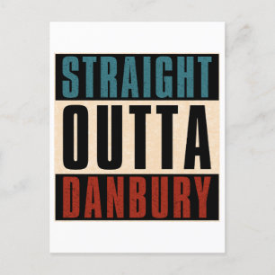 Carte Postale Directement à l'extérieur Danbury Connecticut CT