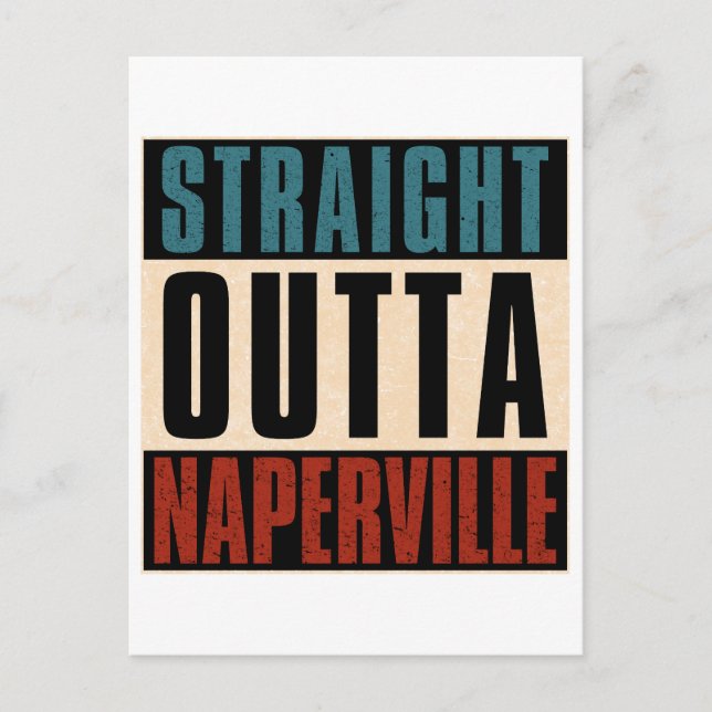 Carte Postale Directement à Naperville Illinois IL (Devant)