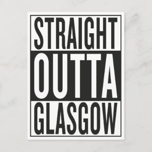 Carte Postale directement de Glasgow