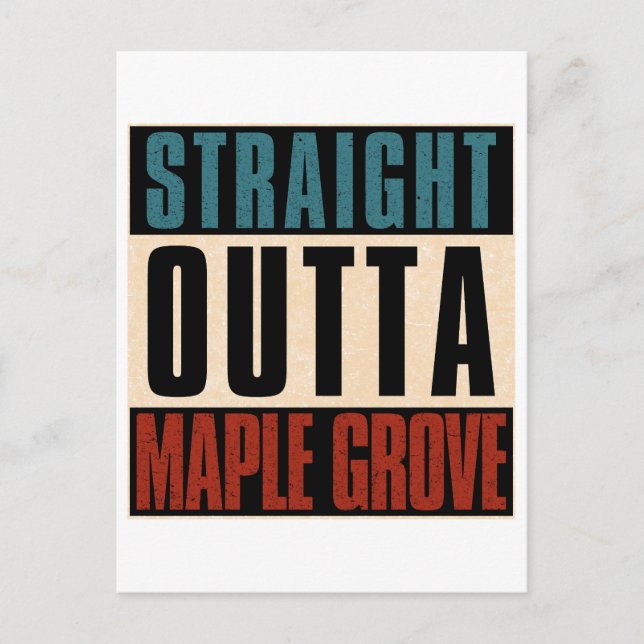 Carte Postale Directement en périphérie de Maple Grove Minnesota (Devant)