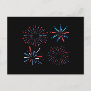 Carte Postale Directeur de feu d'artifice Classique