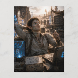 Carte Postale Directeur du plaisir / des ventes / Désert