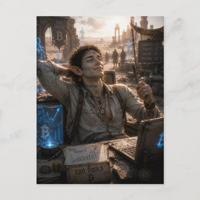 Carte Postale Directeur du plaisir / des ventes / Désert (Devant)