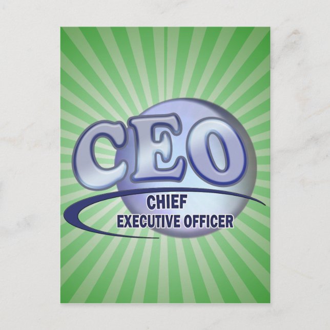 CARTE POSTALE DIRECTEUR GÉNÉRAL LOGO BLUE DIRECTEUR GÉNÉRAL (Devant)