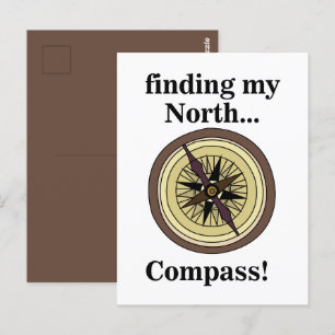 Carte Postale Direction de navigation aux instruments Compass am