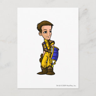 Carte Postale Dirigibles Perdu Joueur d'état-major du désert