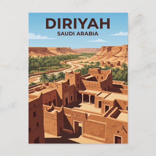 Carte Postale Diriyah Arabie saoudite (Devant)