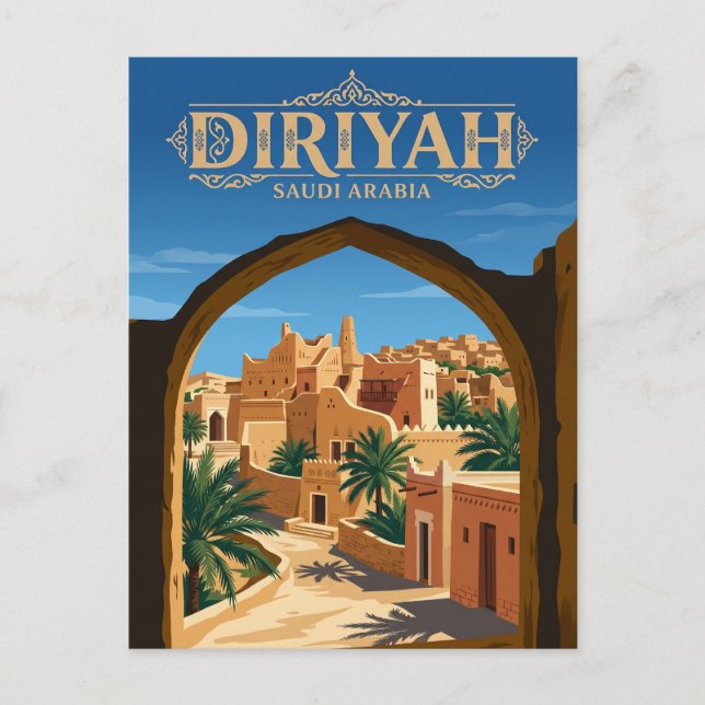 Carte Postale Diriyah (quartier d'At-Turaif) Arabie saoudite (Devant)
