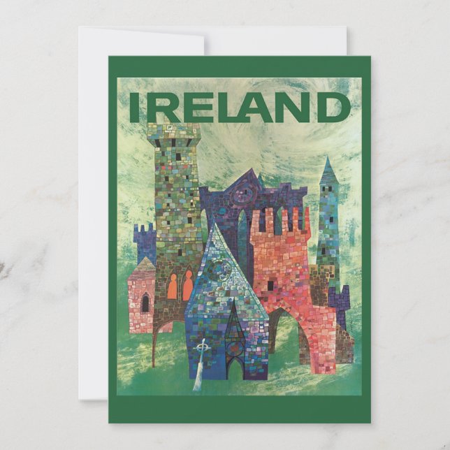 Carte postale d'Irlande 5x7 grande (Devant)