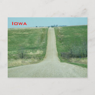 Carte Postale Dirt road - Iowa rural