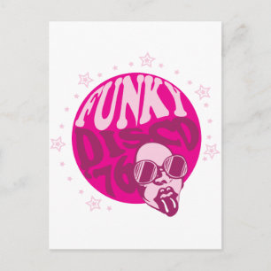 Carte Postale Disco Funky
