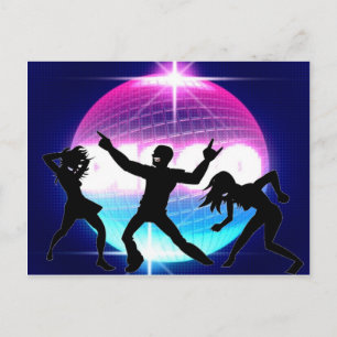 Carte Postale Disco Nightclub