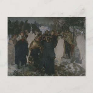 Carte Postale Discours avant la bataille de Leuthen, 1858