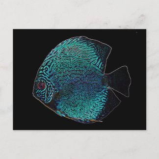 Carte Postale discus postcard
