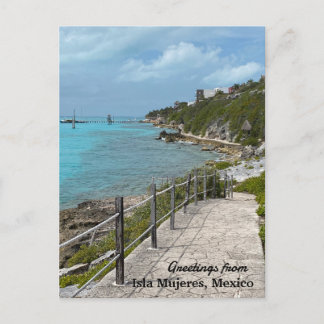 Carte postale d'Isla Mujeres Parc Punta Sur