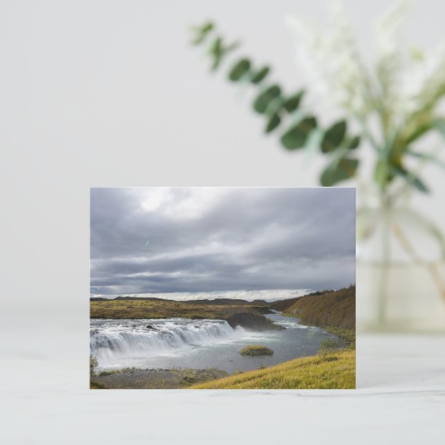 Carte postale d'Islande (Debout devant)