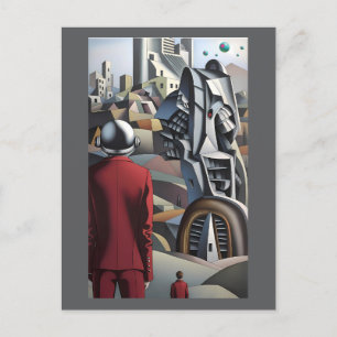 Carte Postale Dislocation non divulguée - Ken Gage Surreal Art