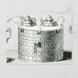 Carte Postale Dispositifs pour maintenir l'eau et la nourriture 