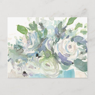 Carte Postale Disposition de ressort - bouquet d'aquarelle