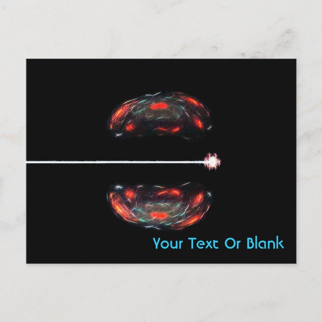 Carte Postale Dissolution De L'Atome (Devant)