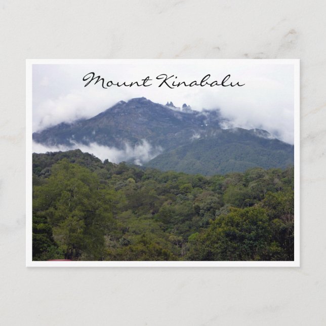 Carte Postale distance de kinabalu mt (Devant)