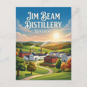 Carte Postale Distillerie Jim Beam Kentucky
