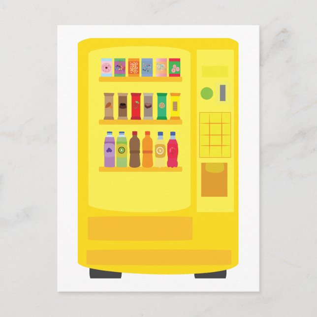 Carte Postale Distributeur automatique (Devant)