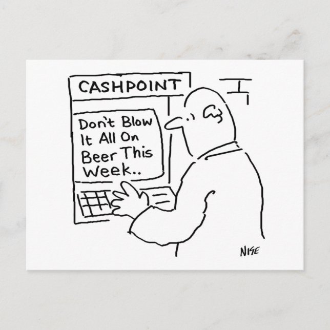 Carte Postale Distributeur automatique de billets de banque dit  (Devant)