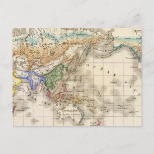 Carte Postale Distribution primitive du genre humain