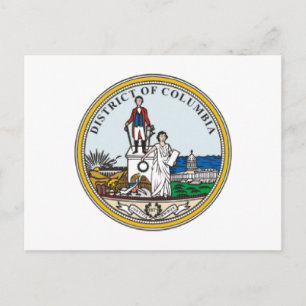 Carte Postale District de Columbia Seal