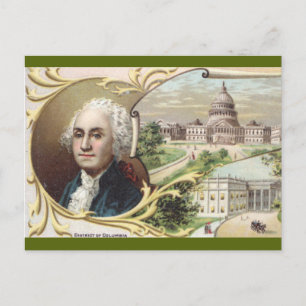 Carte Postale District de Columbia vintage