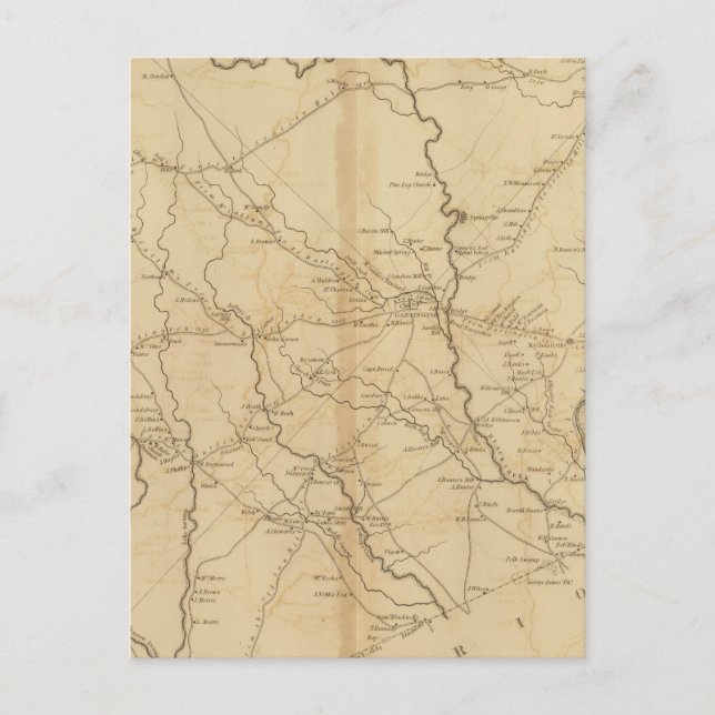 Carte Postale District de Darlington, Caroline du Sud (Devant)