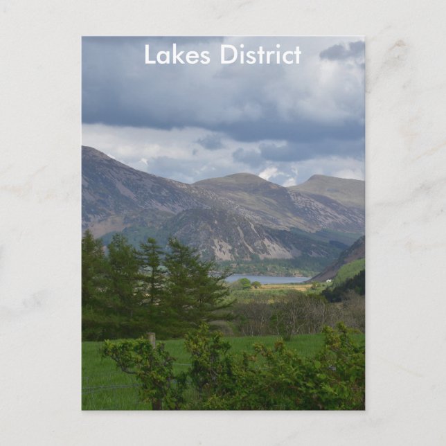 Carte Postale District des Lacs en Angleterre (Devant)