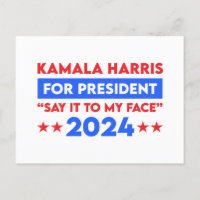 Dites-Le À Mon Visage Kamala Harris Pour Président