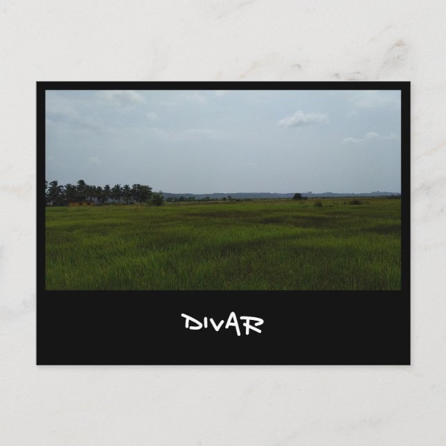 Carte Postale Divar, Goa (Inde) (Devant)