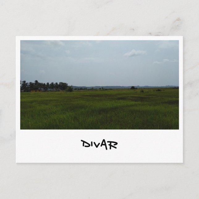 Carte Postale Divar, Goa (Inde) (Devant)