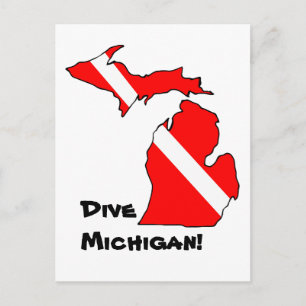Carte postale Dive Michigan