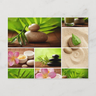 Carte Postale Divers - Spa zen Collage Motif un
