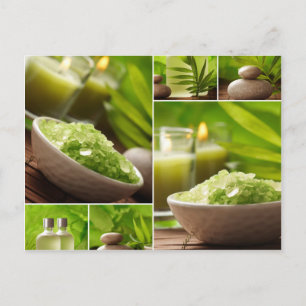 Carte Postale Divers - Zen Spa Collage Motifs trois