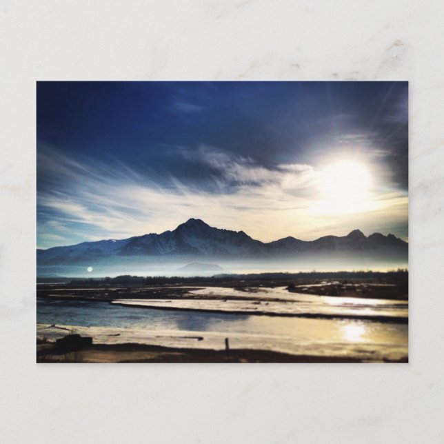 Carte Postale diverses scènes d'alaska (Devant)