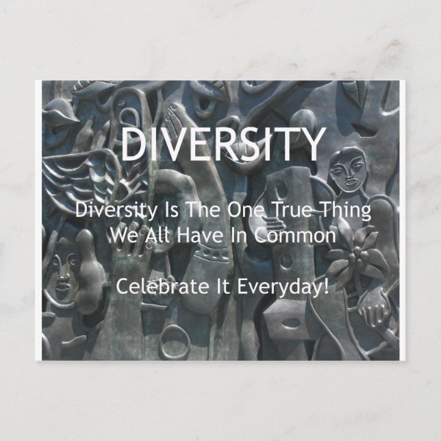 Carte Postale Diversité (Devant)