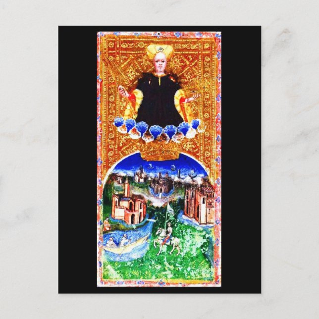 Carte postale - Divination vintage - Tarot 4 (Devant)