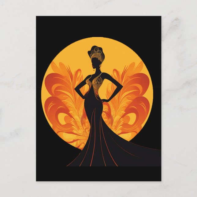 CARTE POSTALE DIVINE FEMININE #4 (Devant)