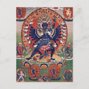 Carte Postale Divinité bouddhiste tibétaine Hevajra