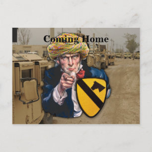 Carte Postale Division de cavalerie 1ère de l'Air de la drague i