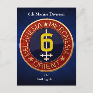 Carte Postale Division du 6e mars