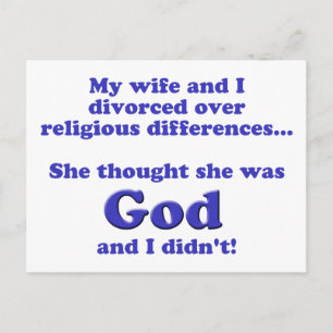 Carte Postale Divorce