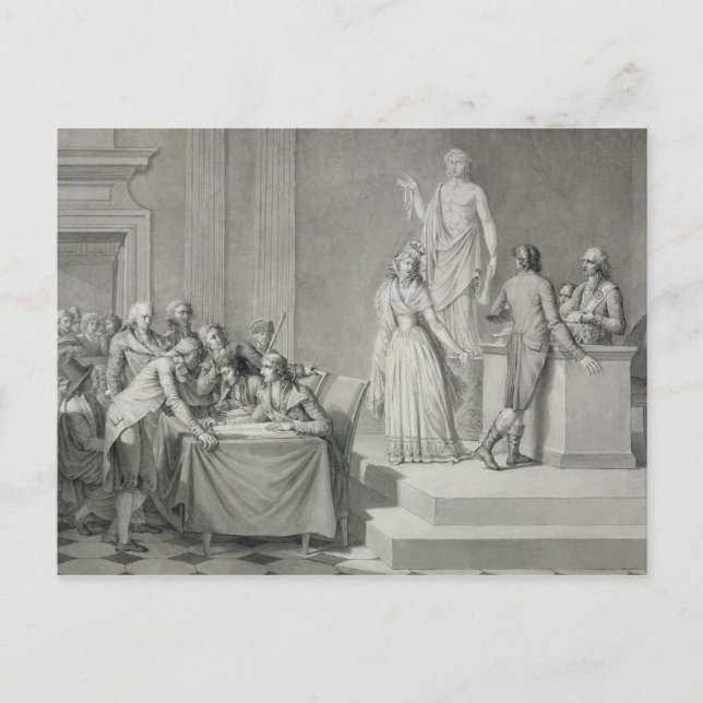 Carte Postale Divorce républicaine (Devant)
